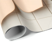 Perzik Bloemblad Mozaïek Modern Cadeaupapier (Rol Hoek)
