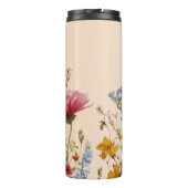 Perzik Bloemen Eerste keer Moeder Gift Thermische  Thermosbeker (Achterkant)