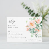 Perzik Bloemen geen Maaltijd RSVP V3 (Staand voorkant)