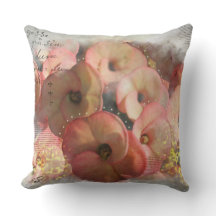 Perzik Bloemen Mix Media