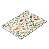 Perzik Bloemen Schoonheid Waarnemer Notitieboek (Linkerzijde)