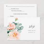 Perzik Bloemen w Maaltijd RSVP V3 2 (Voorkant / Achterkant)