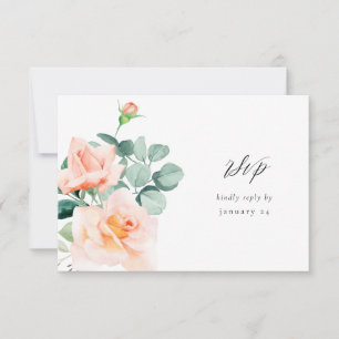 Perzik Bloemen w Maaltijd RSVP V3 2 Kaartje