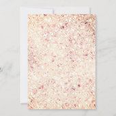 Perzik bloemenaqeqah- Aqiqah- Moslim Uitnodiging (Achterkant)