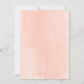 Perzik bloemengoud geometrisch lijst repetitie din kaart (Achterkant)