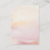 Perzik Bloemenluier Raffle Ticket Informatiekaartje (Achterkant)