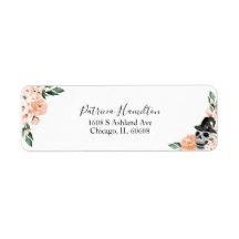 Perzik Bloemige Halloween Bruidsdouche