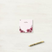 Perzik Bloesems 2 Post-it® Notes (Op bureau)