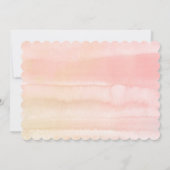 Perzik bloesems bloemig zijn mijn bruidsmeisje voo kaart (Achterkant)