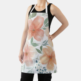 Perzik bloesems Schort