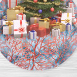 Perzik Blush Koraal Indigo Shibori Kustkerst Kerstboom Rok<br><div class="desc">Verhoog uw kustkerstdecor met onze prachtige Coastal Theme Christmas Tree Skirt, met een boeiend Perzik Blush Coral-patroon over een Indigo Shibori stropdas-kleurige achtergrond. Geïnspireerd door de kunst van indigo shibori, voegt deze boomrok een unieke touch toe aan uw vakantieomgeving, waardoor het perfect is voor strandhuizen en meerhuizen. De natuurlijke elegantie...</div>