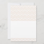 Perzik Blush Pompoen VAL IN LOVE Bruidsmeisjesfees Kaart (Achterkant)