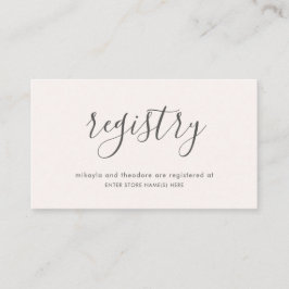 Perzik Blush Rozen Bruiloft Informatiekaartje