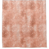 Perzik Blush Sparkle Douchegordijn (Voorkant)