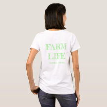 Perzik boerderij; Groene Tshirt