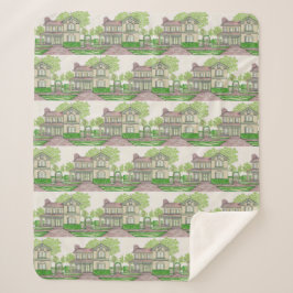 Perzik boerderij Sherpa deken