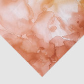 Perzik & Boter Ombre Lente Vloeipapier Tissuepapier (Detail)