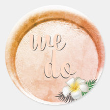 *~* Perzik Bronzen Bloem Waslak Stempel Bruiloft