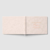 Perzik Bruid Brief Herinneringsnotitieboek Gastenboek (Volledig)