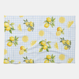 Perzik Citroen Gingham Theedoek