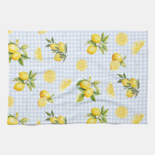 Perzik Citroen Gingham Theedoek