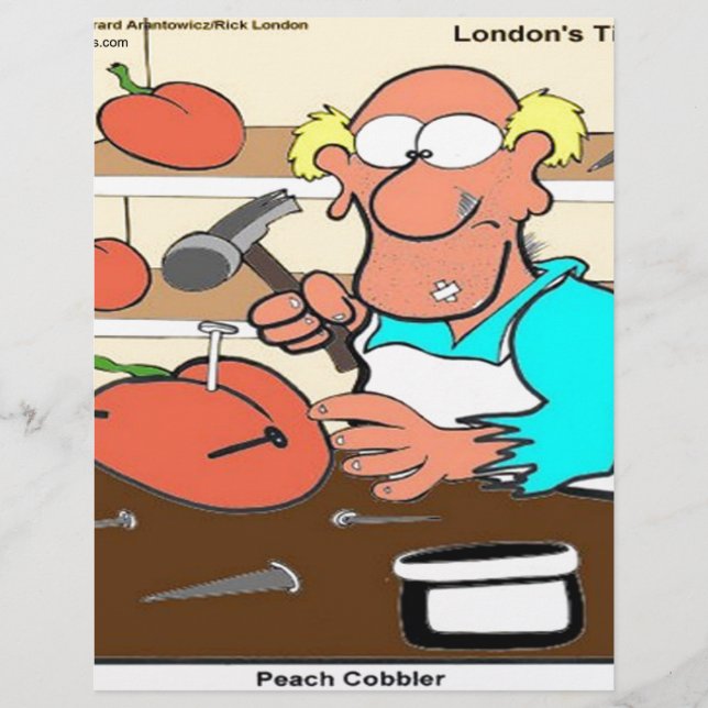 Perzik Cobbler Grappige LTCartoons (Voorkant)