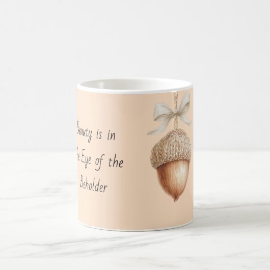 Perzik Cozy Hazelnut Cream Boog Koffiemok (Center)