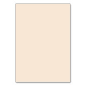 Perzik Crème Bloom bruiloft Kaart (Achterkant)