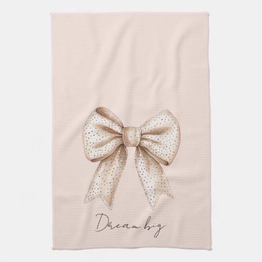 Perzik Crème Boog Theedoek (Verticaal)