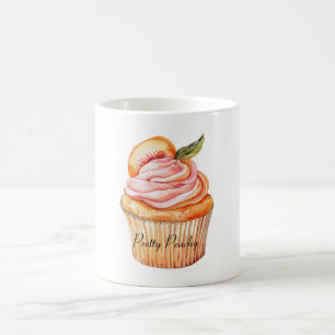 Perzik Cupcake Koffiemok