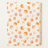 Perzik Cupcake Whimsical Stippen Planner (Achterkant)