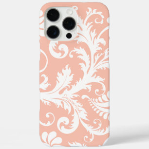 Perzik Damask veranderen in elke kleur iPhone 16 Pro Max Hoesje