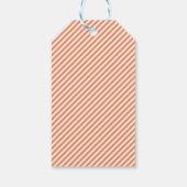 perzik dank u cadeau Label, Baby shower, bruids Cadeaulabel (Achterkant)