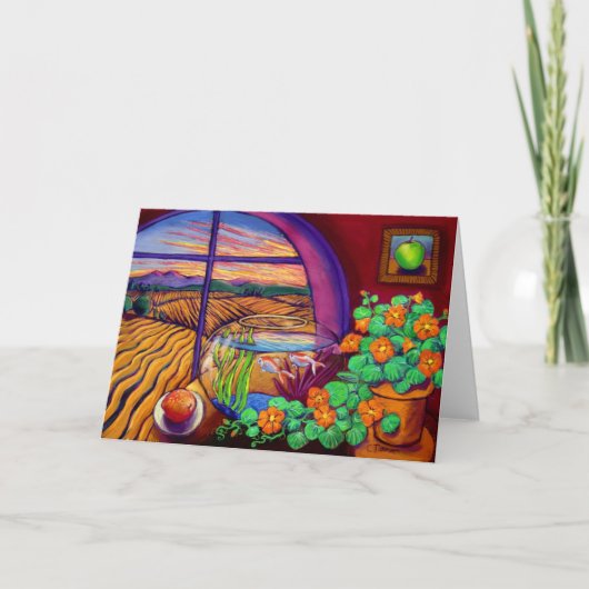 Perzik en appel kaart (Voorkant)