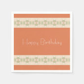 Perzik en beige servet (Voorkant)