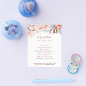 Perzik en blauwe tropische flyer (Enkel)