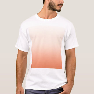 Perzik en crème t-shirt