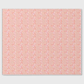 Perzik en Gele Uitbarsting Abstract Ontwerp Cadeaupapier (Vlak)