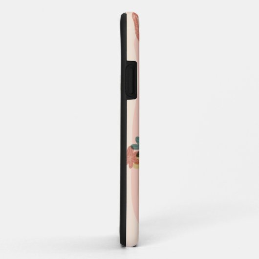 Perzik en Groene Esthetisch Case-Mate iPhone Case (Achterkant/rechts)