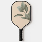 Perzik en groene stengels pickleball paddle (Achterkant)