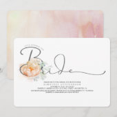 Perzik en het Vrijgezellenfeest van het Manuscript Kaart (Voorkant / Achterkant)