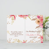 Perzik en koraalvezel (Staand voorkant)