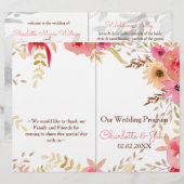 Perzik en koraalvezel (Voorkant / Achterkant)