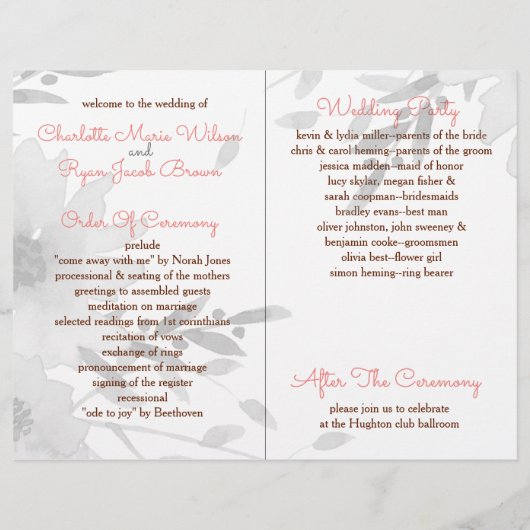 Perzik en koraalvezel (Achterkant)