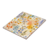 Perzik en maagdenpalm tegeltje (Zijkant)