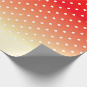 perzik en rood cadeaupapier (Hoek)