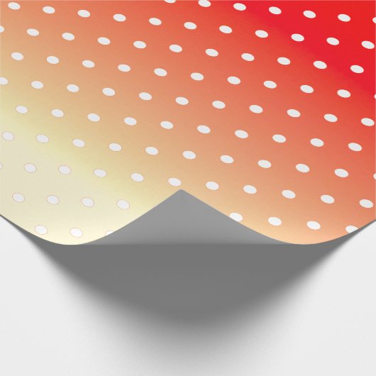 perzik en rood cadeaupapier (Hoek)