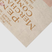  Perzik en Roze Bloemen Ontkoppeling Tissuepapier (Detail)