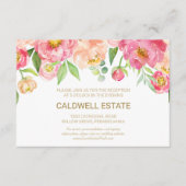 Perzik en roze Kaart voor weddenschappen (Voorkant)