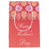 perzik en roze medium cadeauzakje (Voorkant)